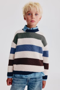 Patent-Knit Sweater