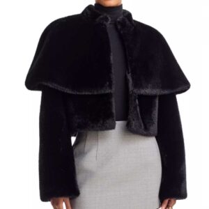Et Ochs Vlad Faux Fur Cape Jacket
