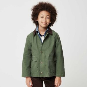 Kids' waxed work jacket