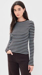 La Ligne Striped Fitted Sweater