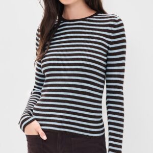 La Ligne Striped Fitted Sweater