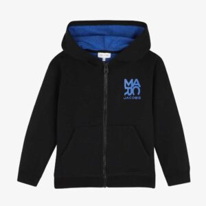 Marc Jacobs Kids logo-print zip-up hoodie