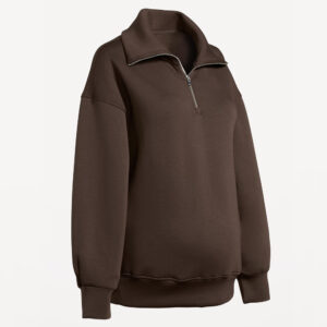 Maternity Bounce Fleece Half-Zip Pullover