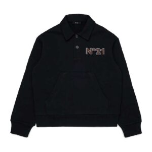 N°21 Kids Logo Polo Sweatshirt