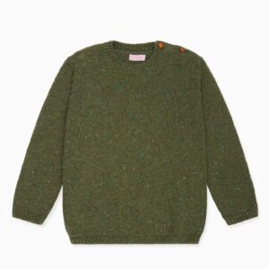 Olive Bromo Merino Boy Jumper