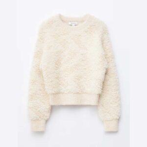 Pile-Knit Jumper Cream