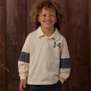 Rylee + Cru Rugby Polo Midnight