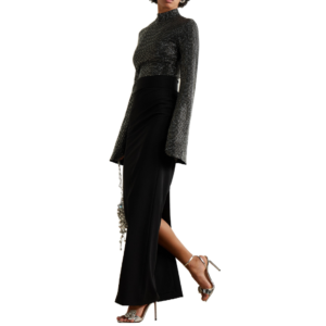 Solace The Lolo crystal-embellished crepe gown