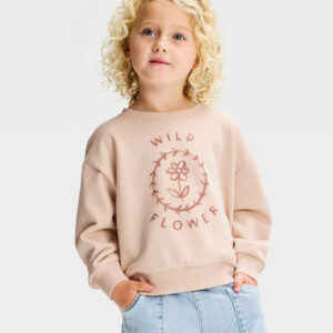 Toddler Girls' Juniper Shore Fleece Wild Flower Pullover Sweatshirt