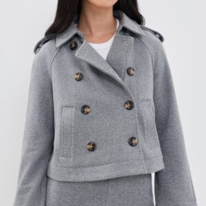 Veronica Beard Jean Cropped Conneley Trench Coat