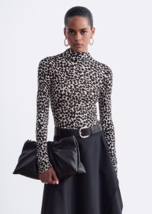 Wool Mock-Neck Top