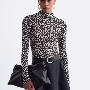 Wool Mock-Neck Top