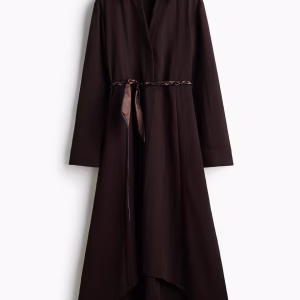 Flared Dress with Belt