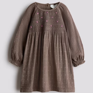 Embroidered-Detail Dress