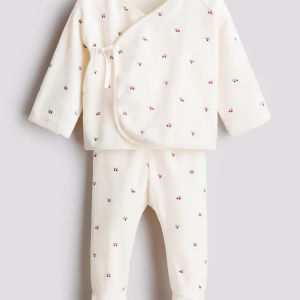 2-Piece Velour Cardigan and Pants Set