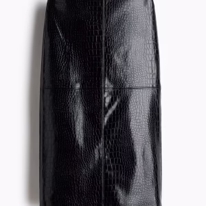 Coated Pencil Skirt