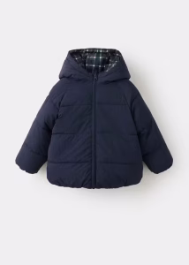 Reversible padded coat