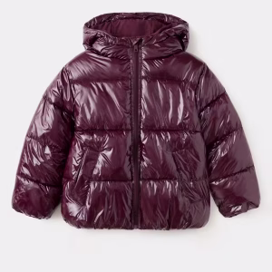 Shiny quilted anorak
