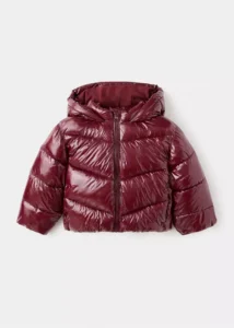 Shiny quilted anorak
