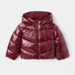 Shiny quilted anorak