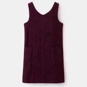 Corduroy pinafore with pockets
