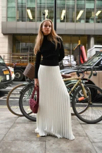 Aziel Pleated Dress