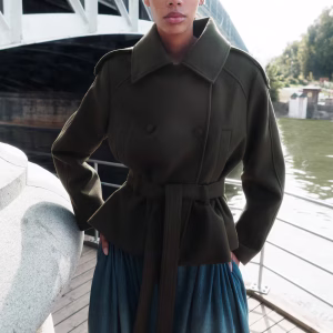 Short Double-Breasted Coat