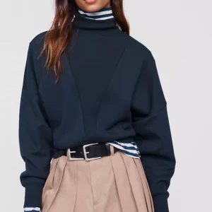 By Anthropologie Banded Dolman Sweatshirt