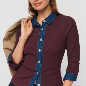 Dolan Left Coast Denim Mix Cardigan