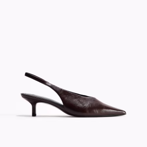 Kitten-Heeled Slingbacks