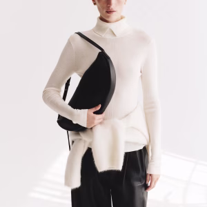 Silk-Blend Turtleneck Top
