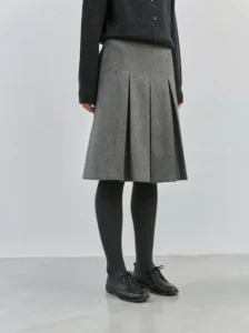 Habits Studio Pleated A-Line Skirt