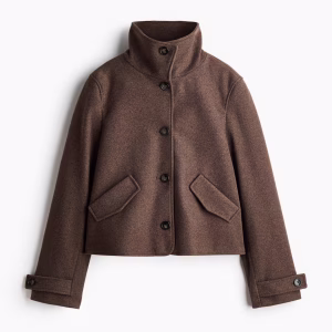 Short Funnel-Collar Jacket
