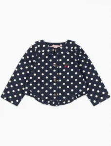 KONGES SLØJD Nola Shirt Jacket in Dot Nuit