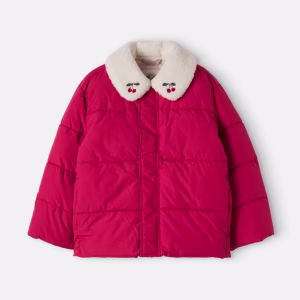 Konges Sløjd Alpi embroidered puffer jacket