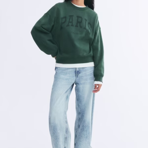 Sweatshirt with Printed Motif