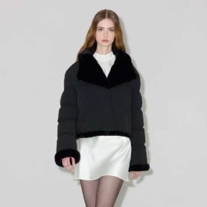 ADAIR Reversible Mixed Media Jacket