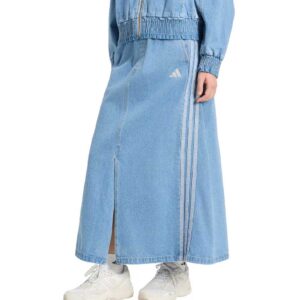 adidas Denim Maxi Skirt Crystal Sky