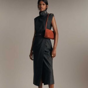 Anine Dress Charcoal Grey