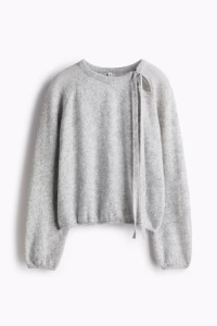 Bow-Collar Sweater