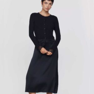 By Anthropologie Twofer Cardigan Midi Dress