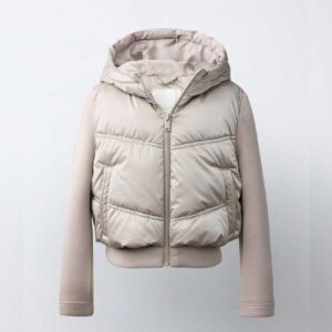 COMBINED QUILTED HOODED JACKET