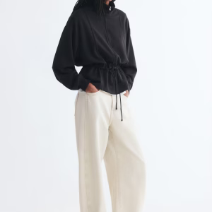 Peplum Sweatshirt Jacket