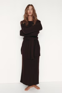 Rib-Knit Dress