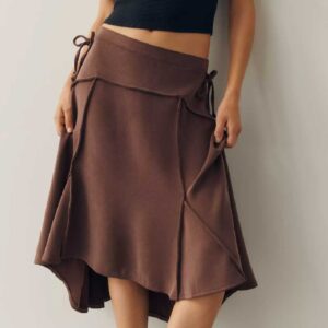 Daily Practice Fairly Skirt Brown