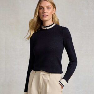 Deauville Crew Neck Knit Ink Navy