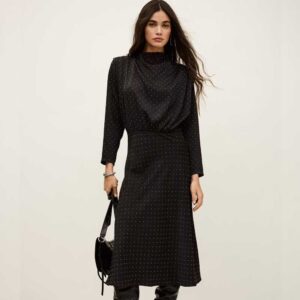 DELLIA midi dress Black