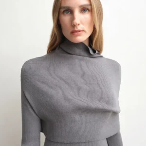 The Artm Wrap Turtleneck Dress