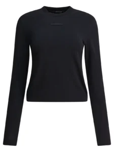Jacquemus Logo Patch Long-Sleeved Top