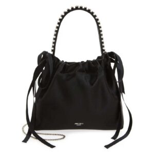 Jimmy Choo Mini Drawstring Top Handle Bag